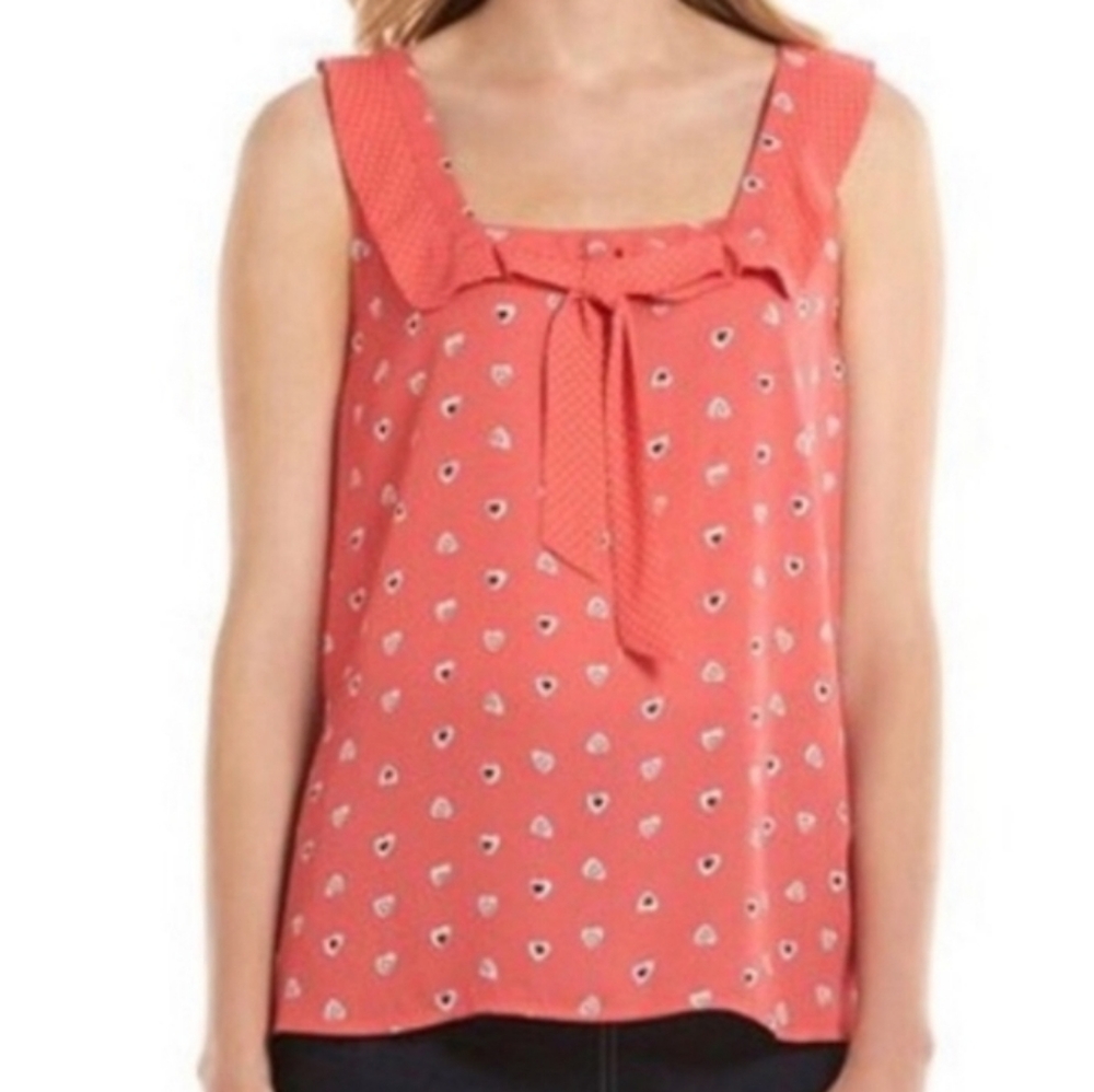 Disney  x Lauren Conrad Rock the Dots Minnie Mouse Sleeveless Shirt Medium Girly